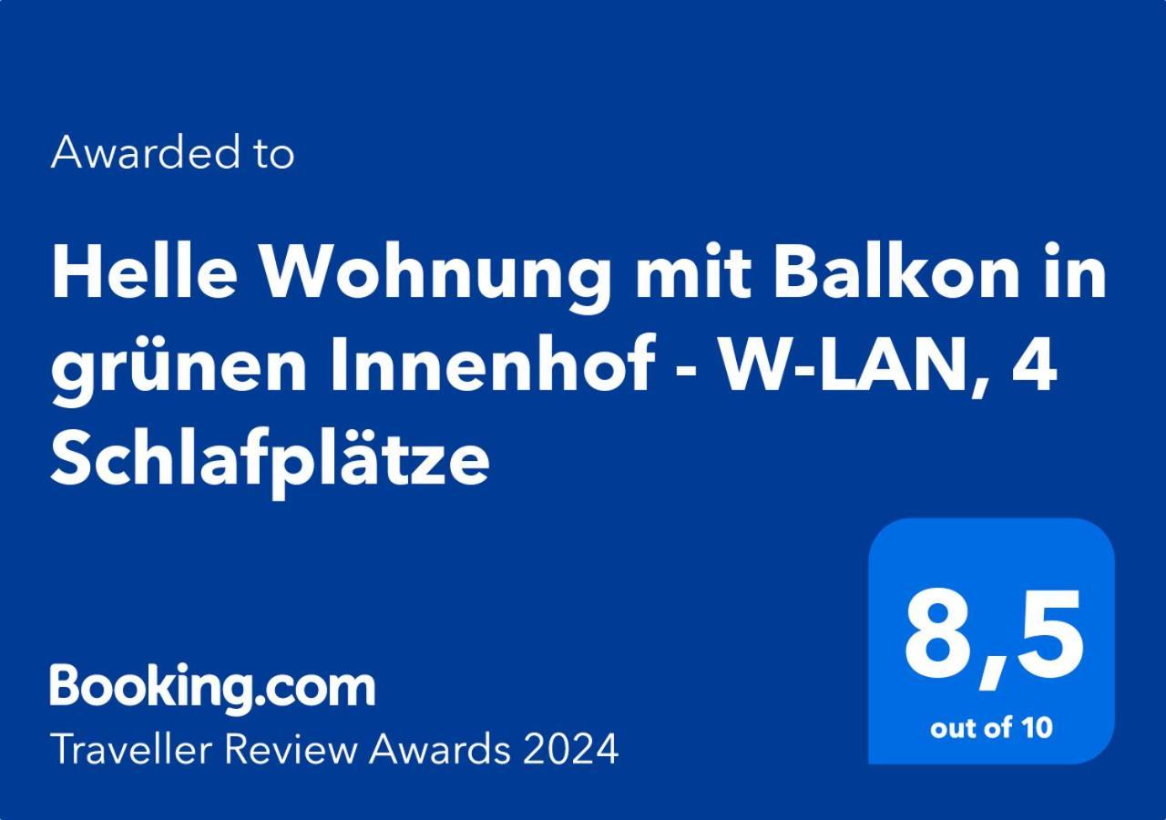 Helle Wohnung Mit Balkon In Grunen Innenhof - W-Lan, 4 Schlafplatze マクデブルク エクステリア 写真